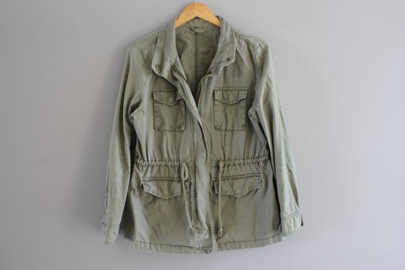 Size S Utility Parka Light Army Green Parka Milita