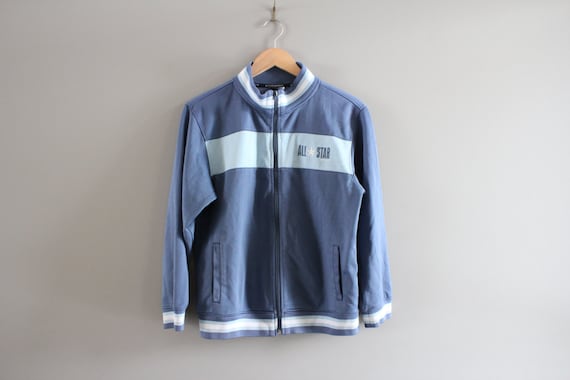 converse blue jacket