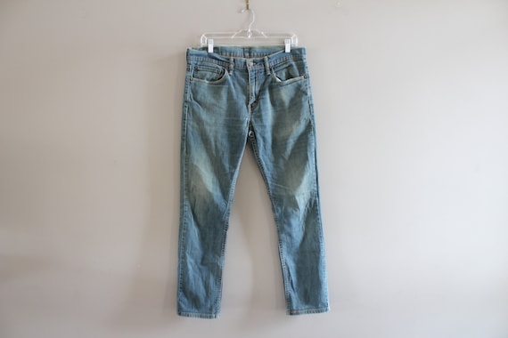 Levis 511 Jeans Slim Fit Tapered Cut Stonewashed … - image 3
