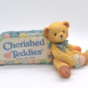 Cherished Teddies, Signage Plaque Cherished Teddies Store Sign, 951005, Hamilton, 1991