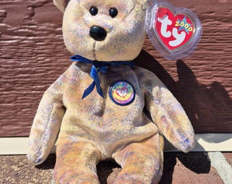 Vintage Ty Beanie Baby Clubby III: BBOC Bear, June 2000 - Etsy