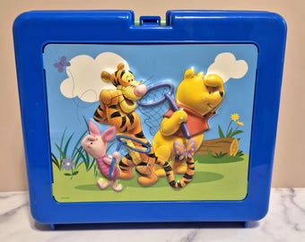 Vintage Winnie The Pooh Lunch Box | Zak Designs Disney Tigger Piglet Plastic Case