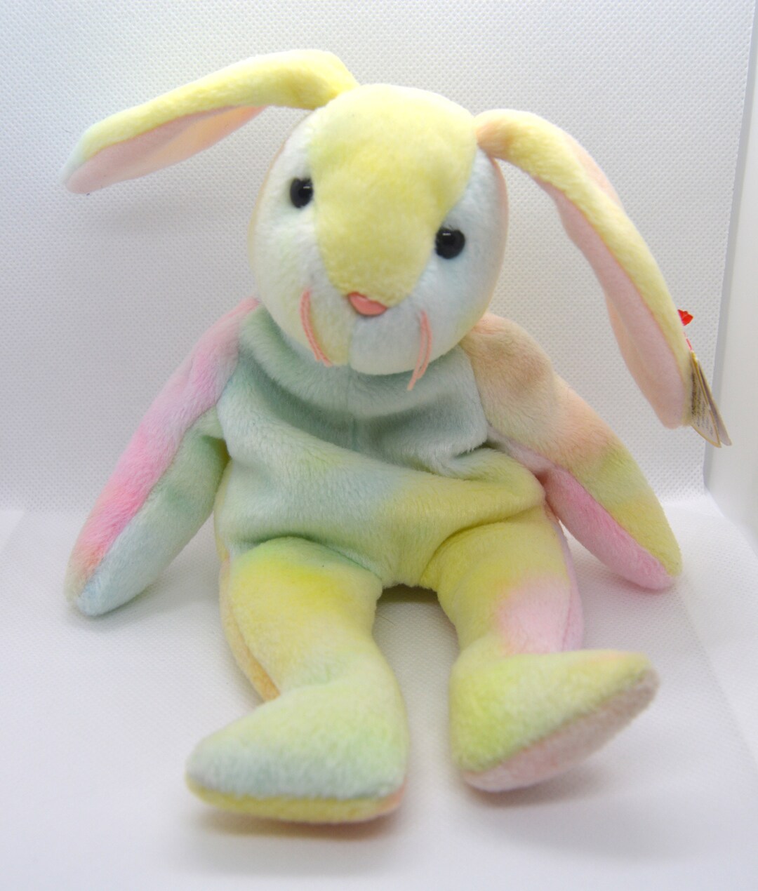 Ty Beanie Baby 'hippie' Rabbit Vintage 1998 Collectible Tie-dye Plush ...
