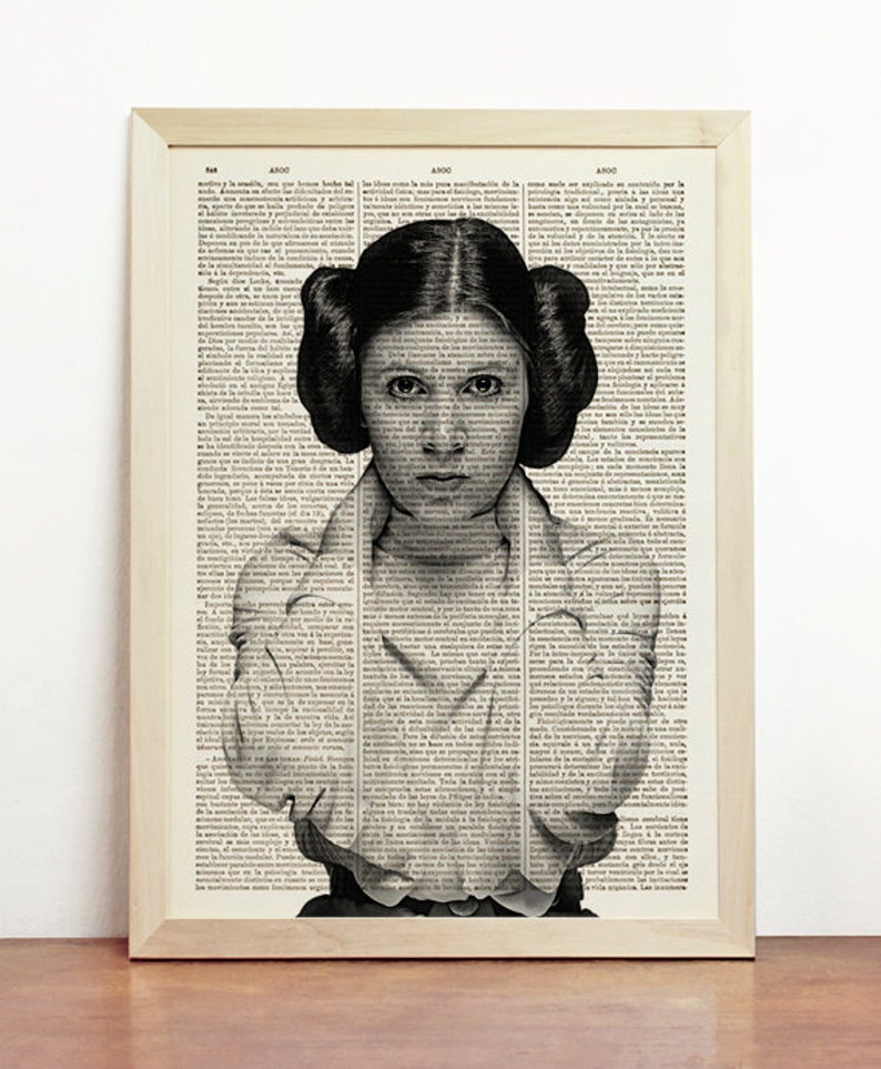 Download Print Princess Leia Star Wars Organa Poster Geekery Sci Fi ...