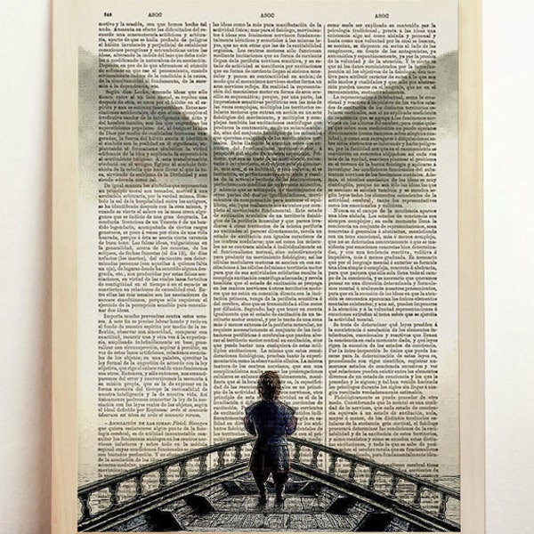 Print Game of Thrones Tyrion Lannister Poster Dragon Peter Dinklage Minimalist Upcycled Decor Book Dictionary Gift Her