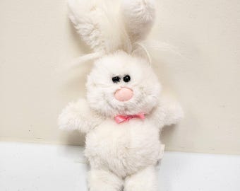 Heartline 11" Snuggables Harry Bunny Rabbit 1983 Vintage Stuffed Animal Plush