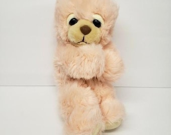 A Little Happiness for Little People 11" Peach Happiness Express Bear 1994 Plush