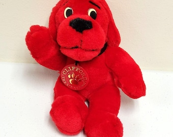 Scholastic 6" Side Kicks Clifford the Big Red Dog 1997 Stuffed Animal Plush