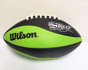 Wilson NFL Street Football Green & Black Game Promo Ball