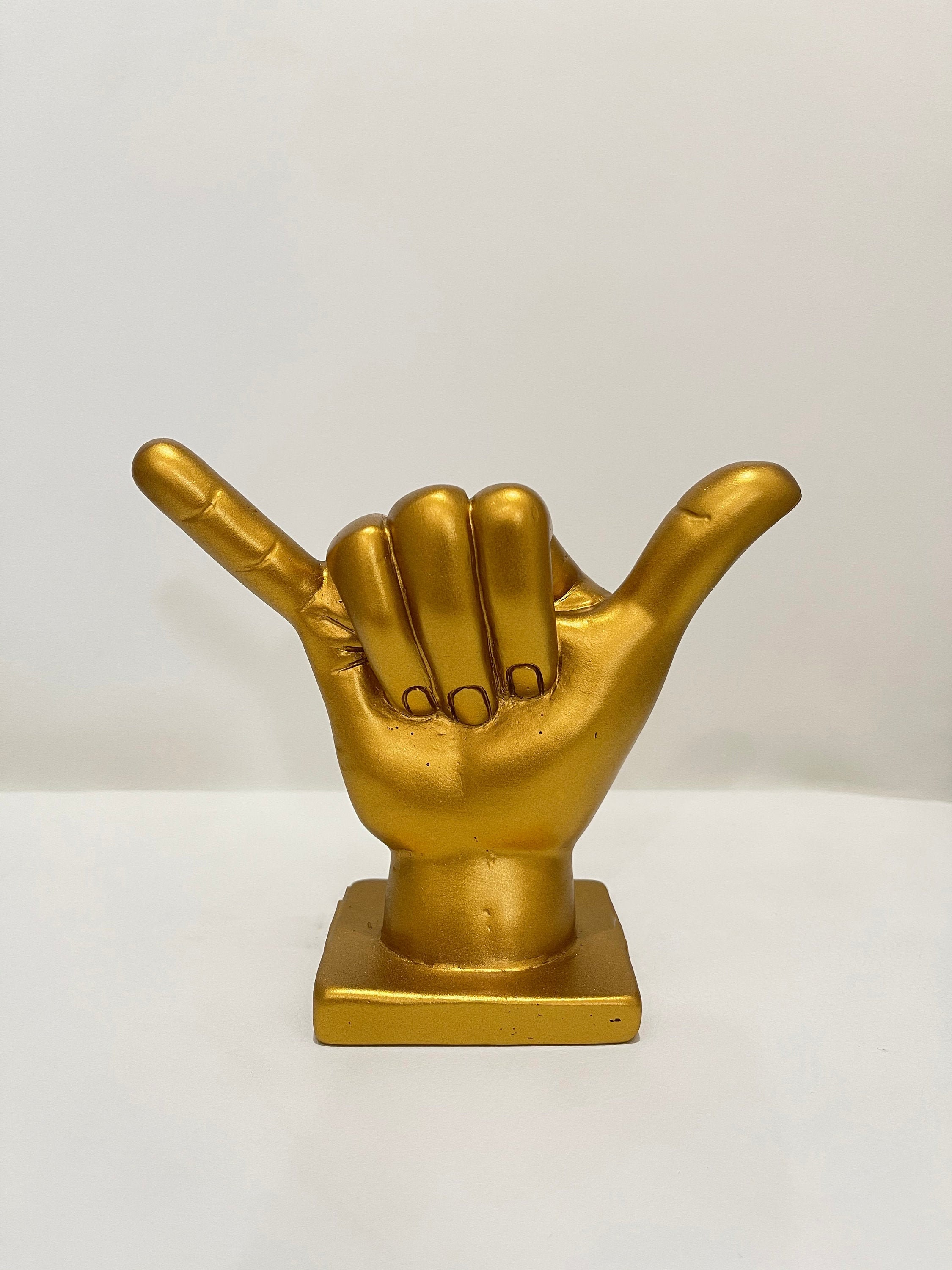 Shaka Hand Sculpture – Hang Loose Decor, Shaka Sign, Surf Room