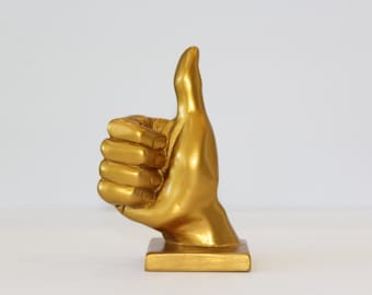 Tummen upp! - Skulptur av handsymbol - Entreprenörskonst - Estetisk rumsinredning