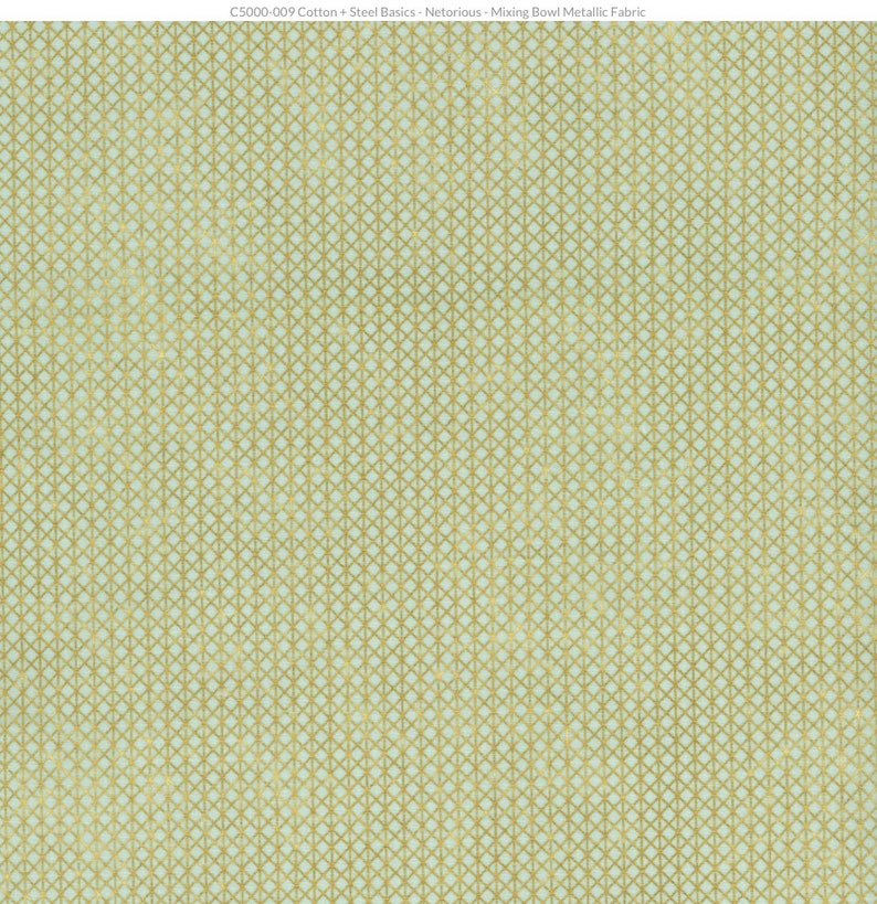 Steel Fabric Mixing Bowl Metallic | Cotton Netorious