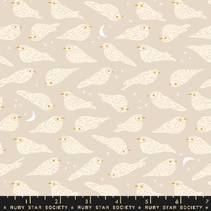 Bird Is The Word | Whippoorwill | Sandbox | Ruby Star Society Fabric