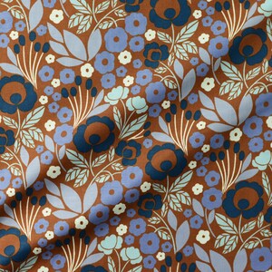 MC301-BA3 Penny Cress Garden - Agnes - Blazing Autumn Fabric