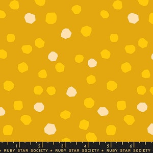 May include: A seamless pattern featuring yellow and white irregular octagons on a mustard yellow background.