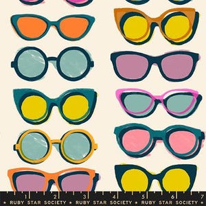 Poolside Too « Poolside Shade » couleur naturelle par Ruby Star Society Fabric