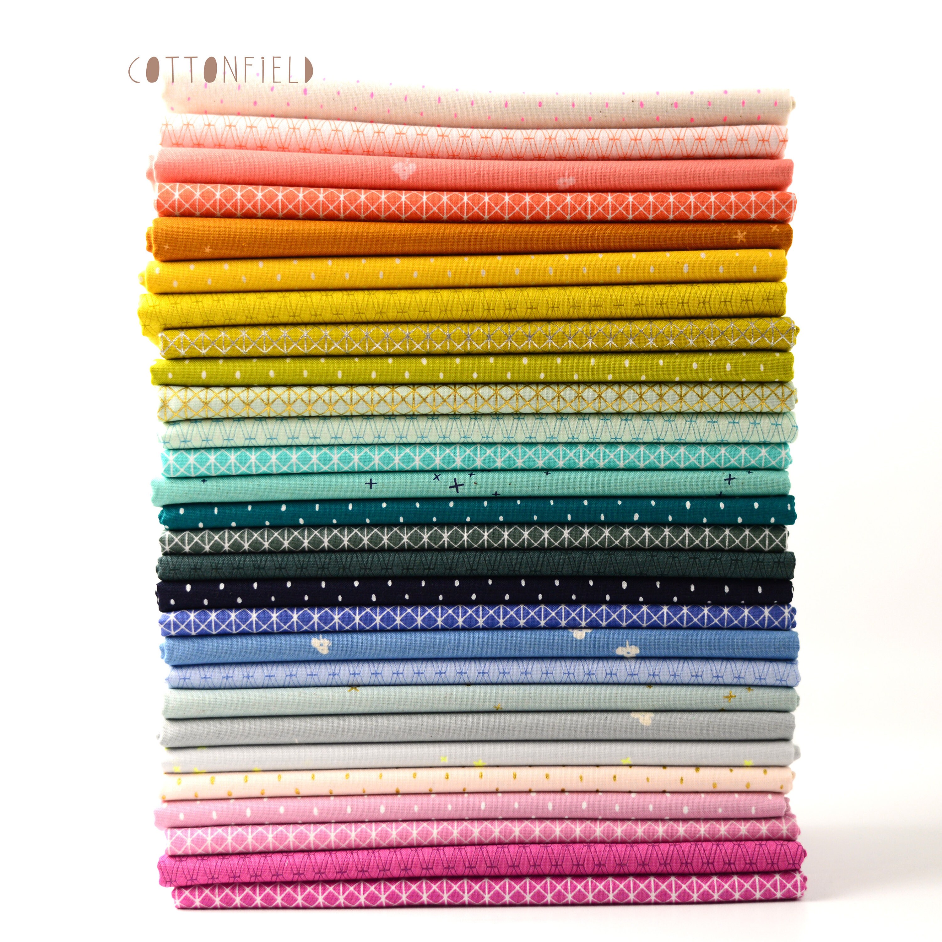 Cotton Steel Basics 28pc Fat Quarter Bundle Etsy