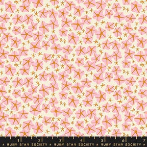Bird Is The Word | Moonflower | Natural | Ruby Star Society Fabric