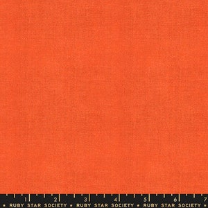 Warp and Weft Honey Cross Weave Woven Solid (Warm Red) | Ruby Star Society Fabric
