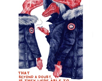 Canada Goose/William Ralph Inge quote (signed art print)