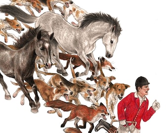 United Against Hunting (signed art print)