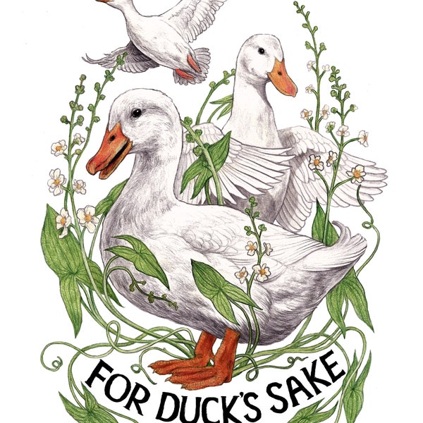 For Duck's Sake (signed art print)