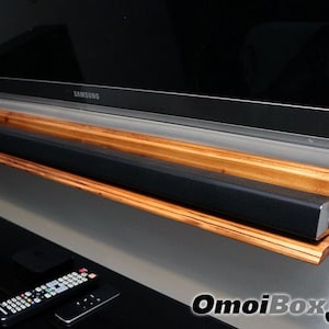 Best Floating Soundbar Shelf Sound Bar Stand Soundbar Wall Shelf Custom Made OmoiBox Visionary Creations image 1