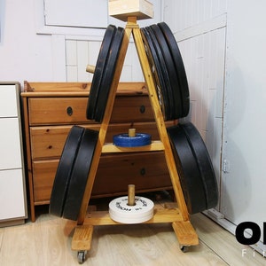 Wooden Weight Rack Etsy