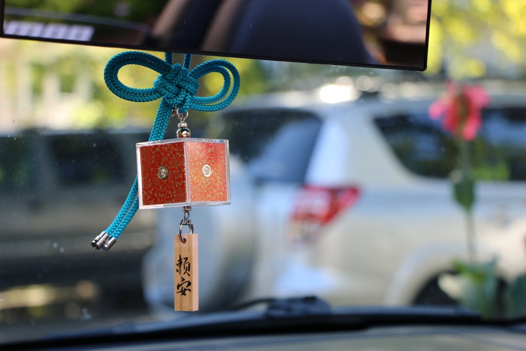 Best Japanese Car Accessory, OMOIBOX Handcrafted Good Luck Car Charm