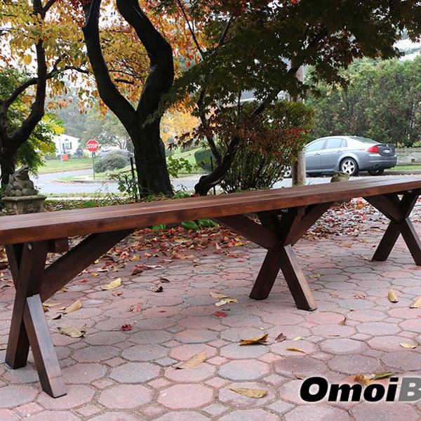 Custom Outdoor Dining Bench Etsy