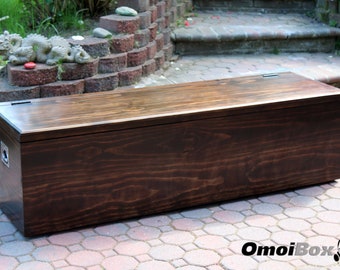 Banco de almacenamiento moderno / Bancos de almacenamiento personalizados / Banco de almacenamiento con tapa abatible / Banco de cofre de almacenamiento / OmoiBox Visionary Creations