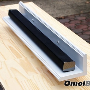 White Floating Soundbar Shelf | Sound Bar Stand | Soundbar Wall Shelf | Made To Order | OmoiBox Visionary Creations