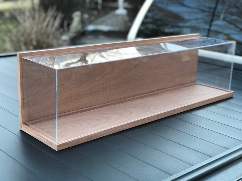 Custom LED Lighted Large Display Case Wall Mountable Exotic Etsy