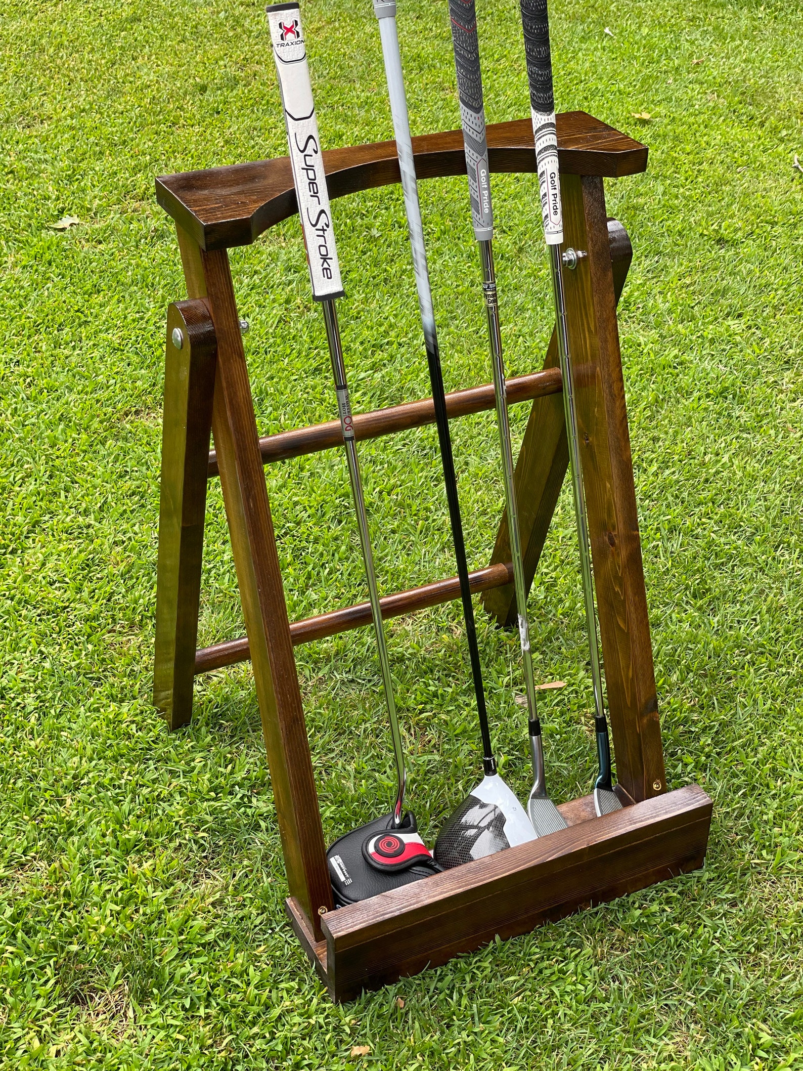 Outdoor Golf Putter Stand Personalized Golf Club Stand OBX Etsy