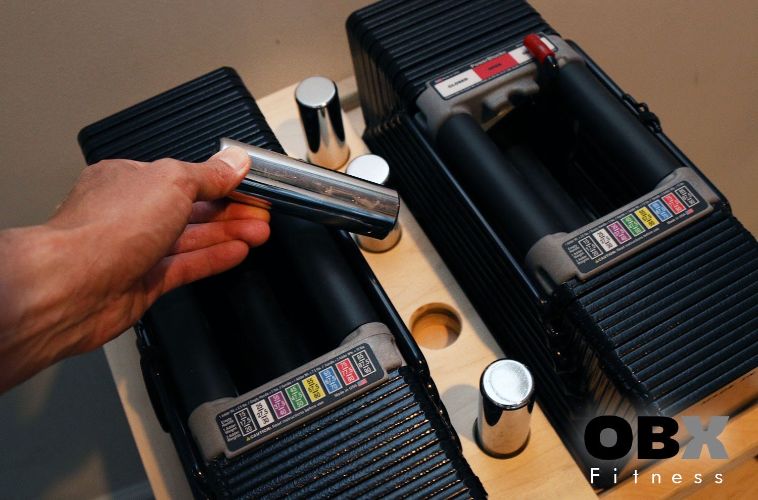 Powerblock Storage Stand With Wheels Maple Wood Weight Rack Etsy Canada