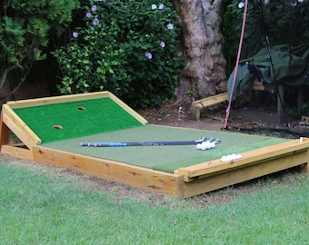 Plataforma de entrenamiento de golf al aire libre / Domine su swing en Nature's Embrace / Práctica de golf todo en uno para el hogar / OBX Golf