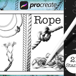 Rope Procreate Brushset - Stamp Brushes