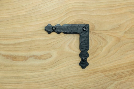 3 5 Decorative L Corner Bracket Spear Brackets Right Etsy