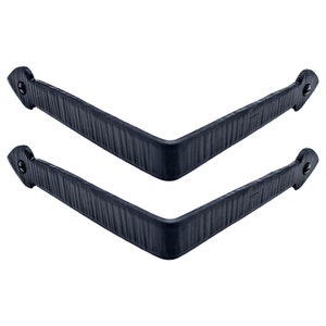 Paquete de 2 soportes protectores de esquina angulares decorativos forjados de 6 pulgadas, soporte para protector de mesa, ángulo recto para mesas, bancos, cofres y baúles de granja