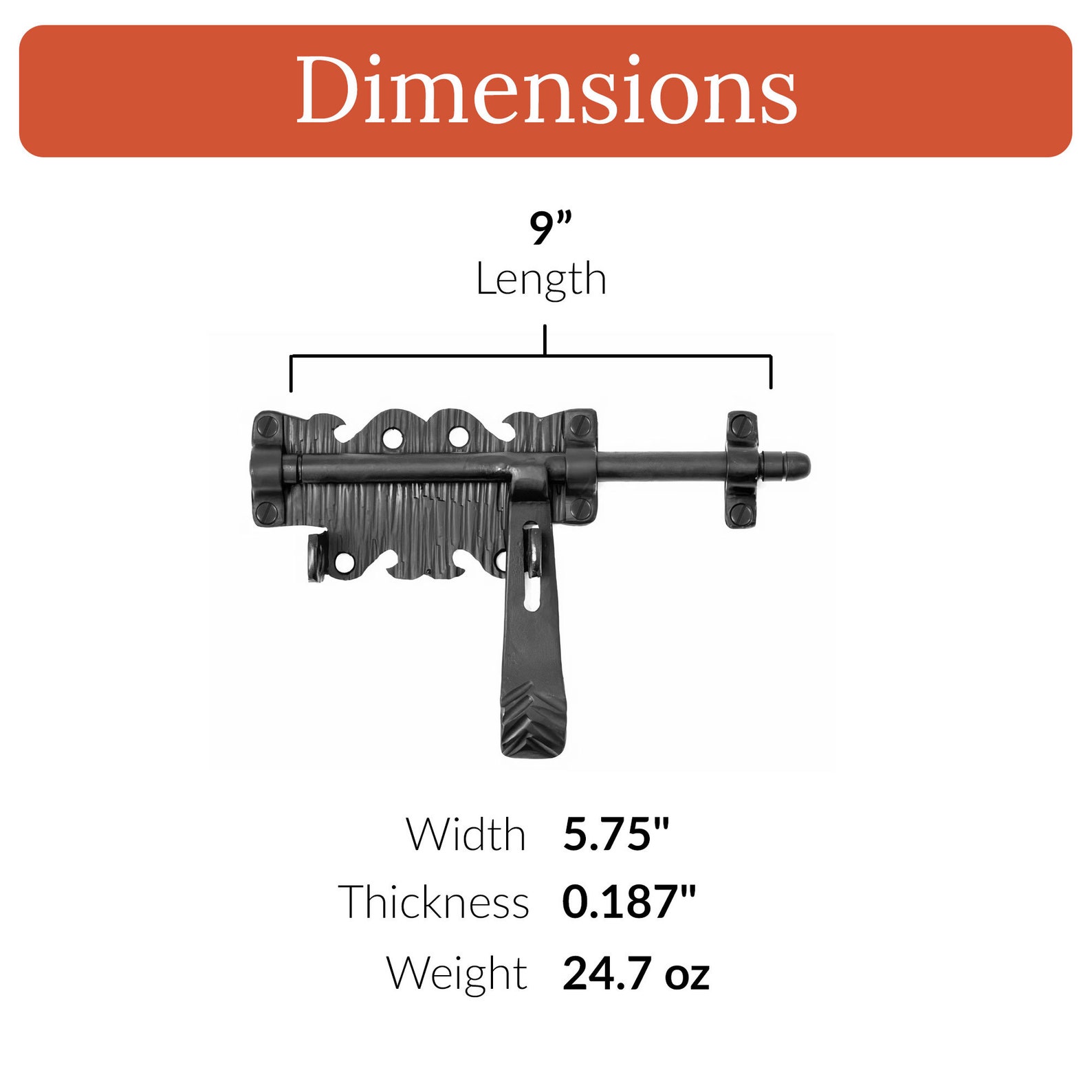 9 Barrel Bolt Lock Latch Lock for Farmhouse Gates Doors Etsy
