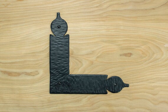 8 25 Decorative L Corner Bracket Right Angle Bracket Iron Spear Brackets Door Decoration Door Brace Barn Door Hardware 825327ch