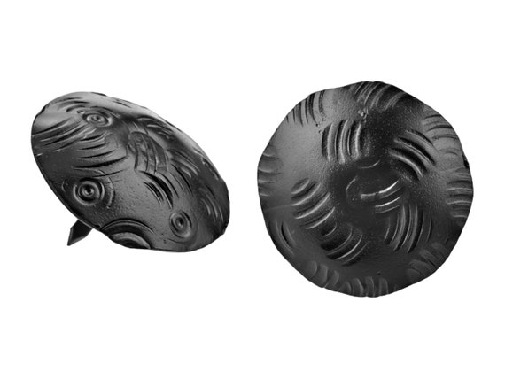 Sidco Supply 50-Pack Decorative Iron Clavos – 1" Diameter Nail Heads, 1" Shank, Antique Rustic Finish, High Quality Steel, For Barn Doors, Shutters, Furniture, And Wood Accents