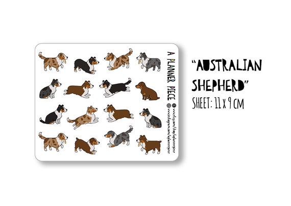 Australian Shepherd Decorative Functional Pet Dog Puppy Etsy