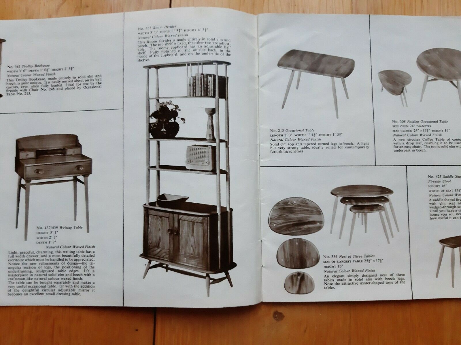 A 1960s Vintage Ercol Furniture Catalogue / Brochure Etsy UK