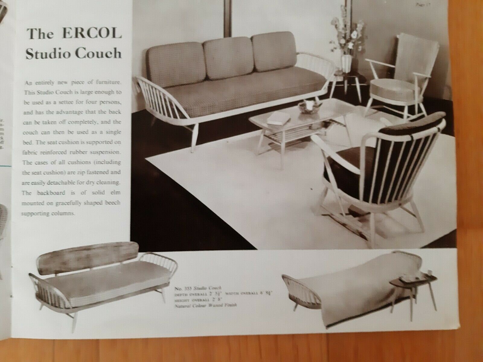A 1960s Vintage Ercol Furniture Catalogue / Brochure Etsy UK