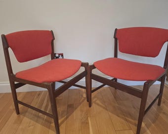 1960s Ib Kofod Larsen for G-Plan - A Pair of Teak Dining Chairs