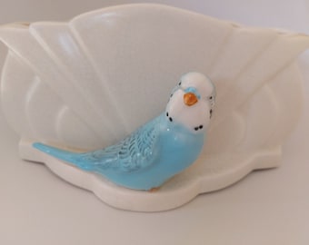 Vintage Falconware Budgerigar Vase: 1950s Kitsch Jardiniere