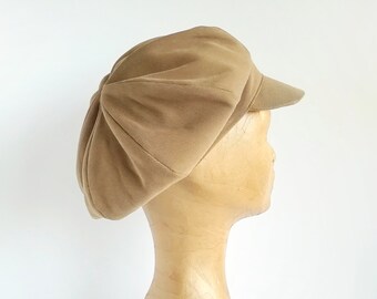 Casquette gavroche beige