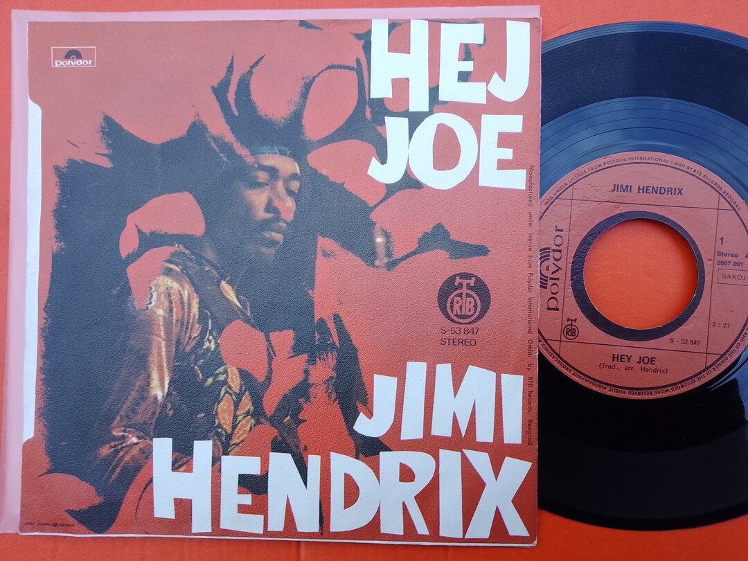 Jimi Hendrix Hej Joe 1975 Single 7 45 RPM Single Etsy
