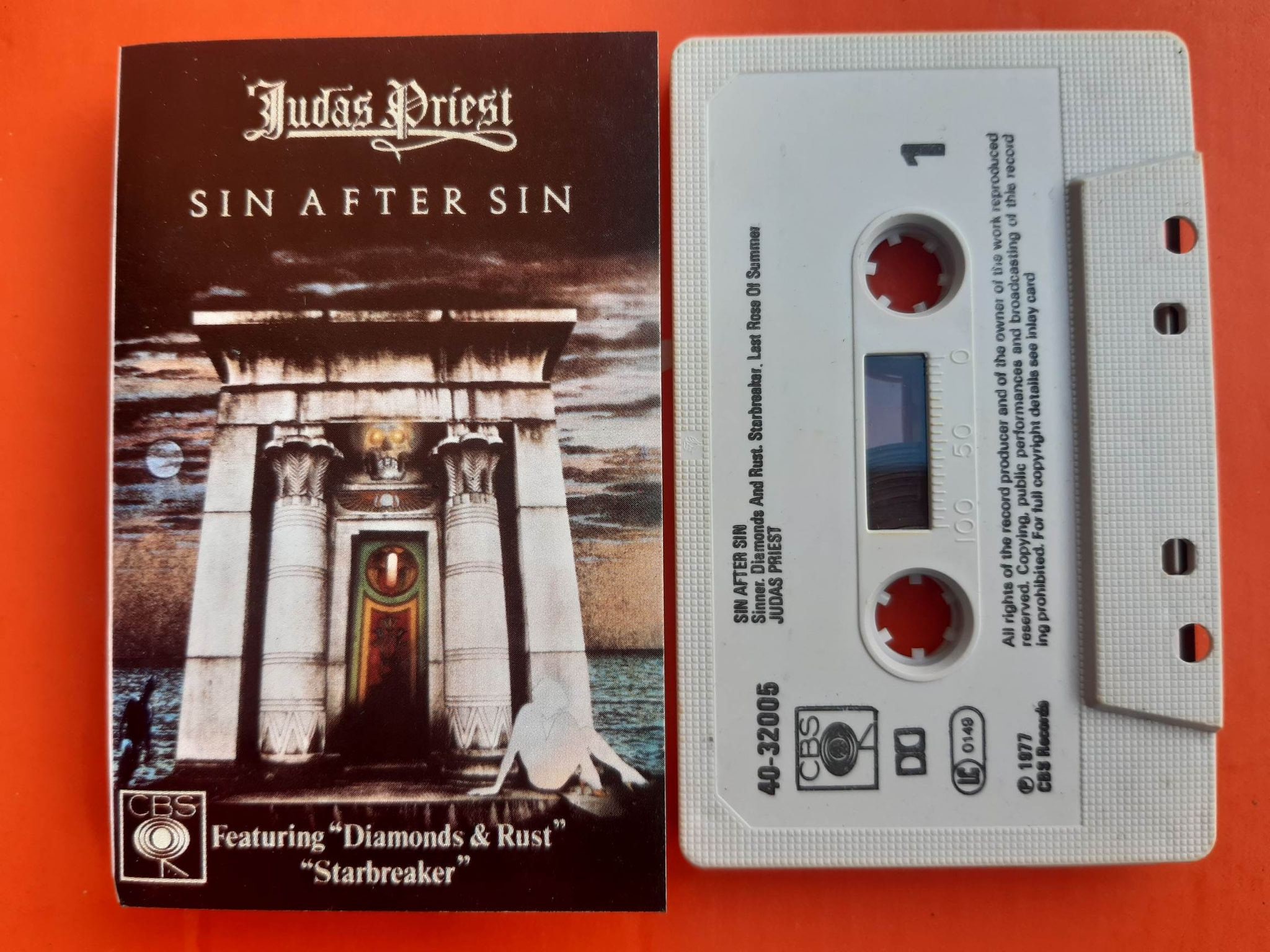 Judas Priest Sin After Sin 1977 Cbs Uk Cassette Tape Original Etsy Australia